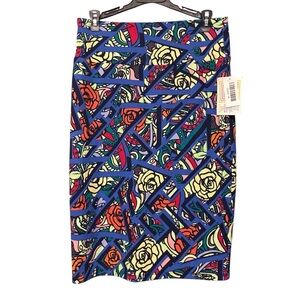 Geometric Floral “Cassie” Skirt